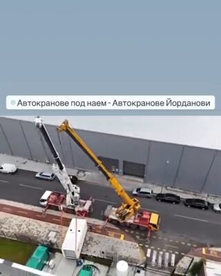Автокран под наем на обект